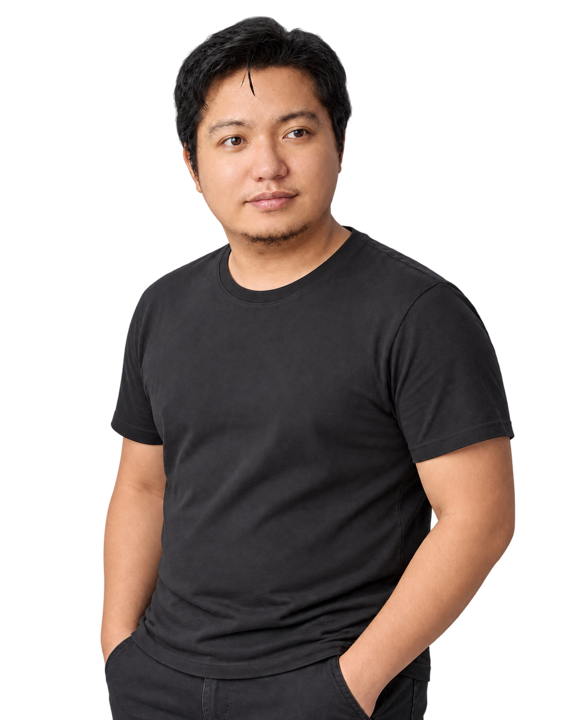 AI-generated studio portrait of Nereo Valeriano Jr., based on his supplied photo
